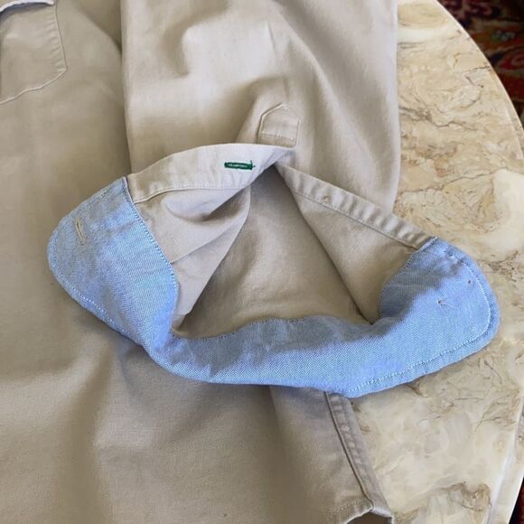 Tommy Hilfiger Khaki Cotton Oversized Shirt - Picture 7 of 11